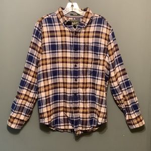Woolrich Trout Run Plaid Flannel Button Down Shirt